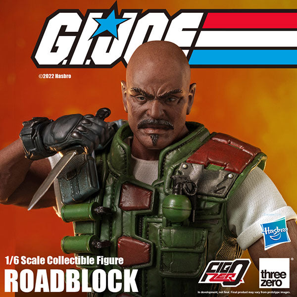 G.I.Joe FigZero Roadblock 1/6 Scale Collectible Figure