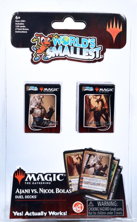 Magic: The Gathering World’s Smallest Ajani vs. Nicol Duel Decks