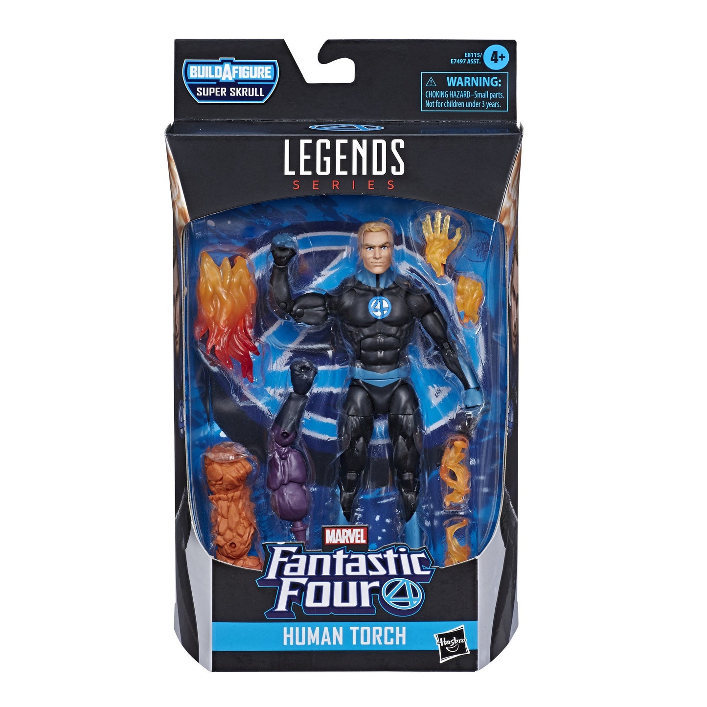 Fantastic Four Marvel Legends Wave 1 Set of 6 Figures (Super Skrull BAF)