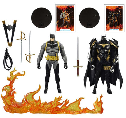 Batman: Curse of the White Knight DC Multiverse Batman vs. Azrael Batman Armor Two-Pack
