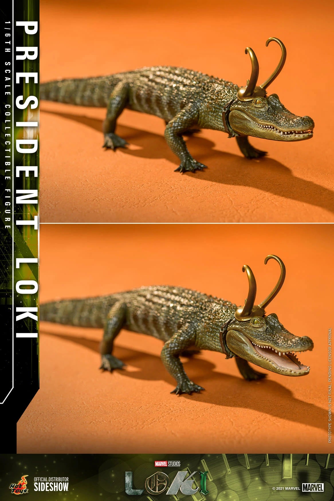 PRESIDENT LOKI Sixth Scale Figure by Hot Toys