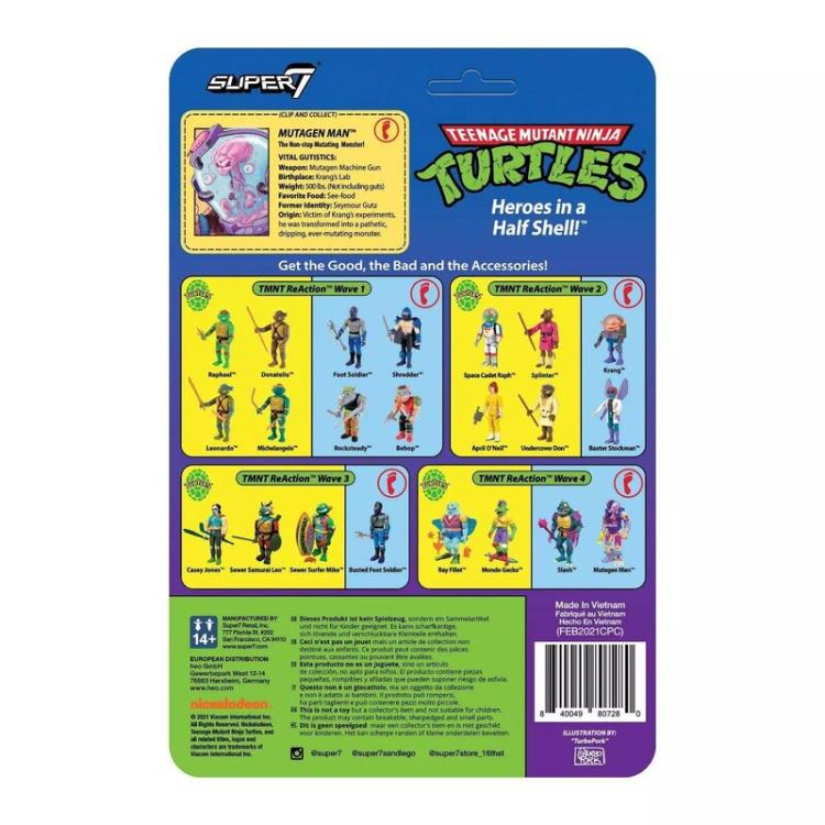TMNT ReAction Mutagen Man Figure