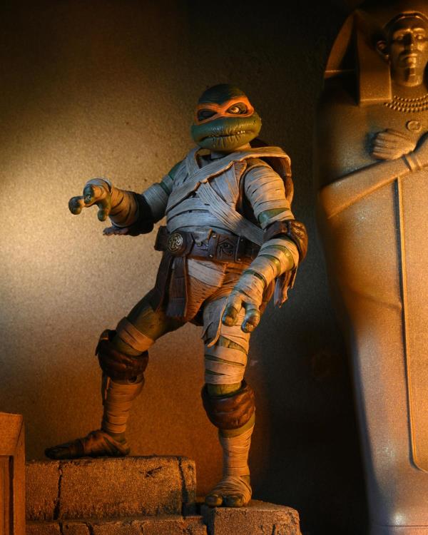Universal Monsters x Teenage Mutant Ninja Turtles Ultimate Michelangelo as The Mummy