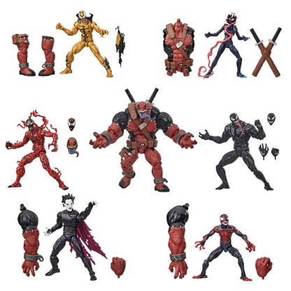 Venom Marvel Legends Wave 2 Set of 6 Figures (Venompool BAF)