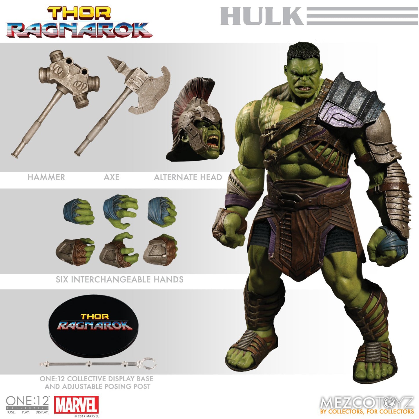 Thor: Ragnarok One:12 Collective Gladiator Hulk by Mezco toys