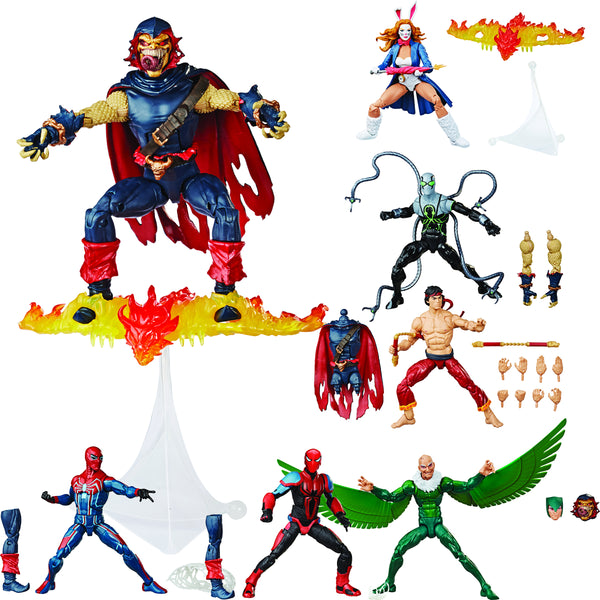 Spider-Man Marvel Legends Wave 11 Set of 6 Figures (Demogoblin BAF)