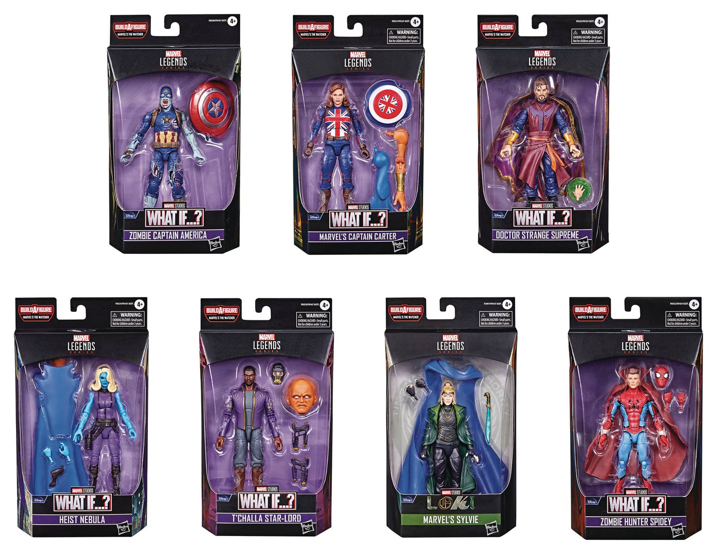 MARVEL DISNEY PLUS LEGENDS 6IN AF (Set of 7 Figures)
