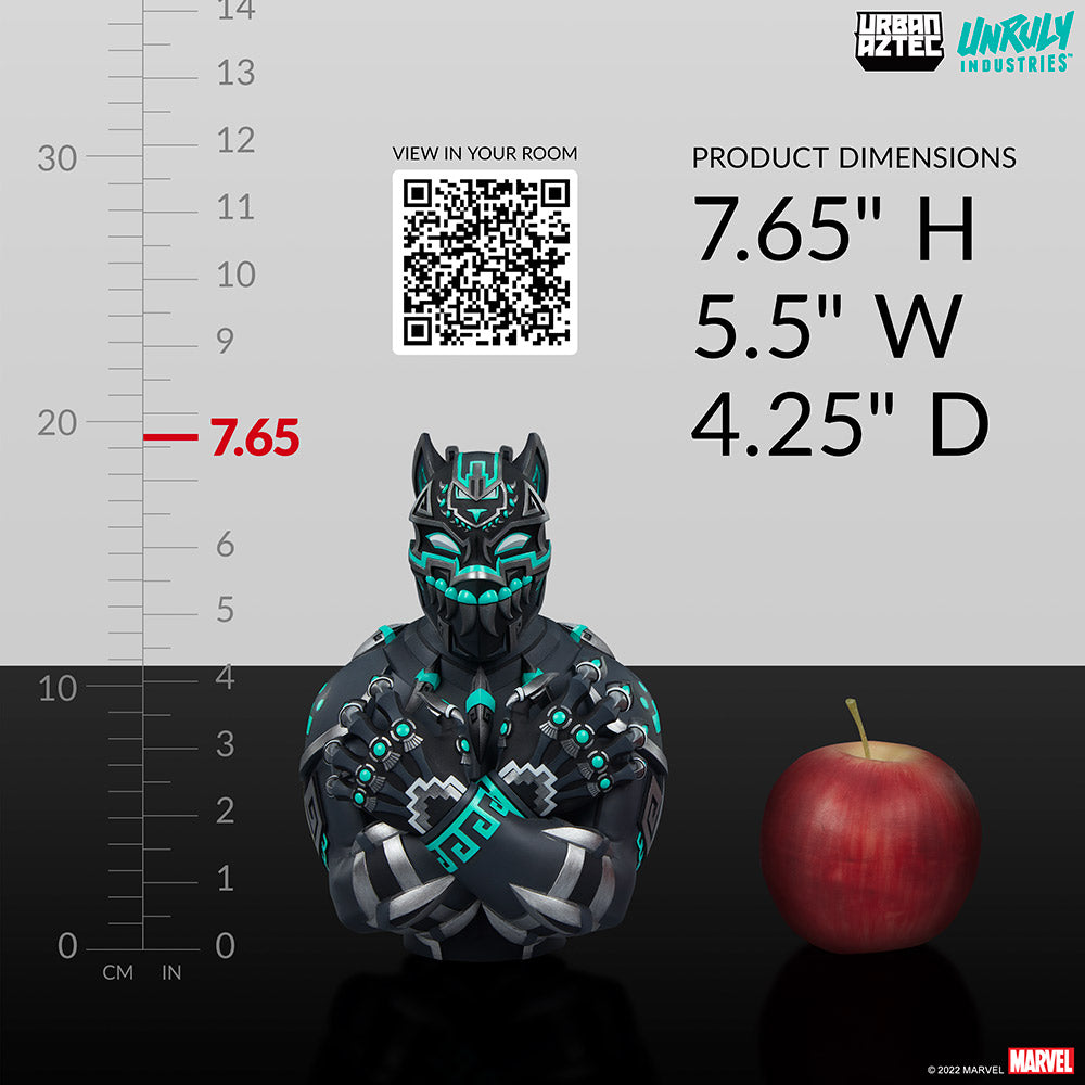 Black Panther Designer Collectible Bust by Unruly Industries
