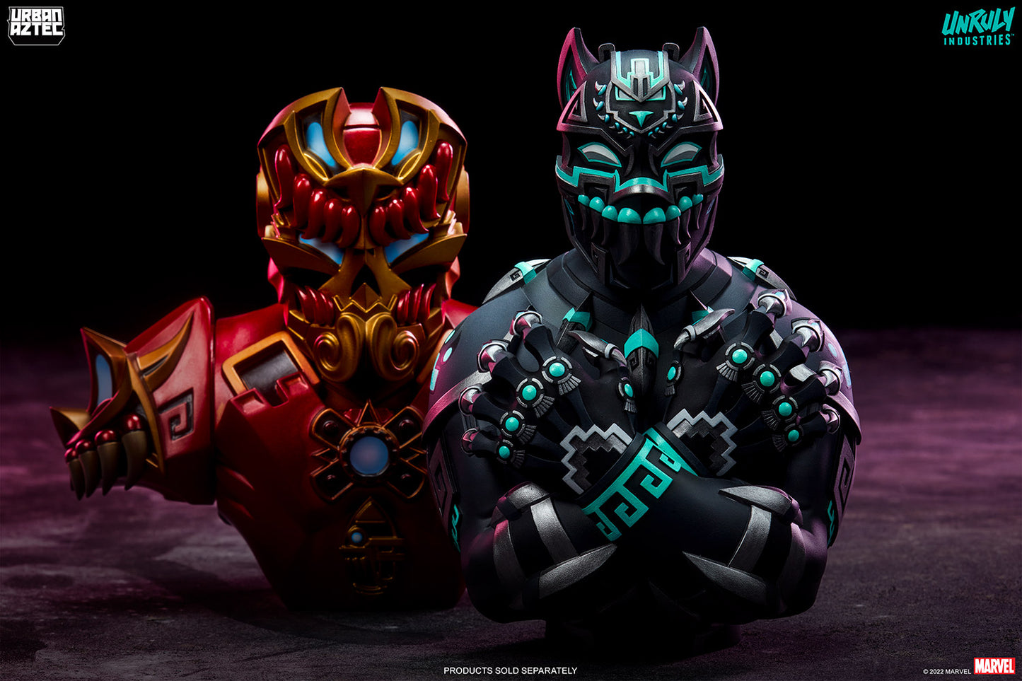 Black Panther Designer Collectible Bust by Unruly Industries