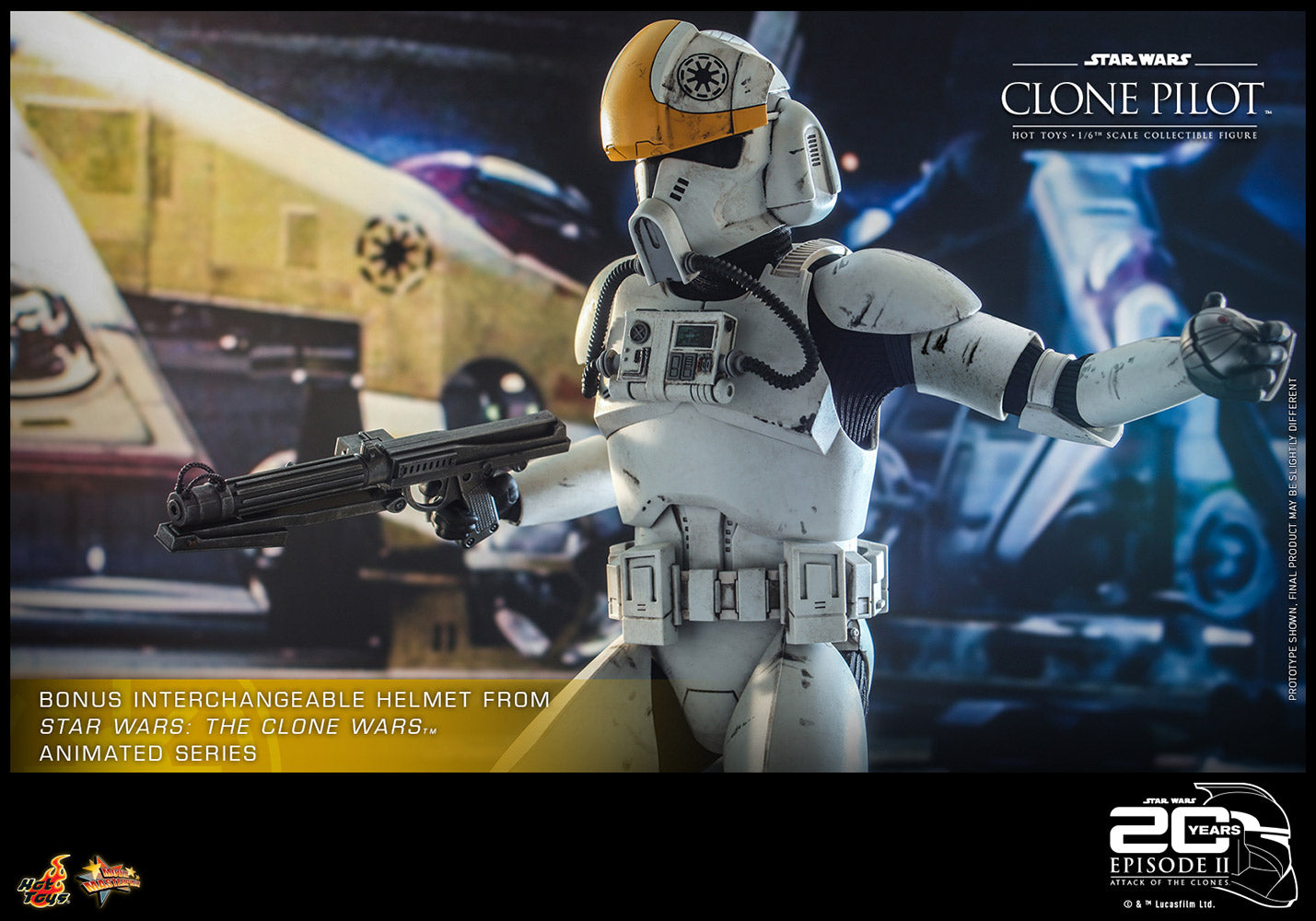 Clone Pilot Sixth Scale Figure by Hot Toys