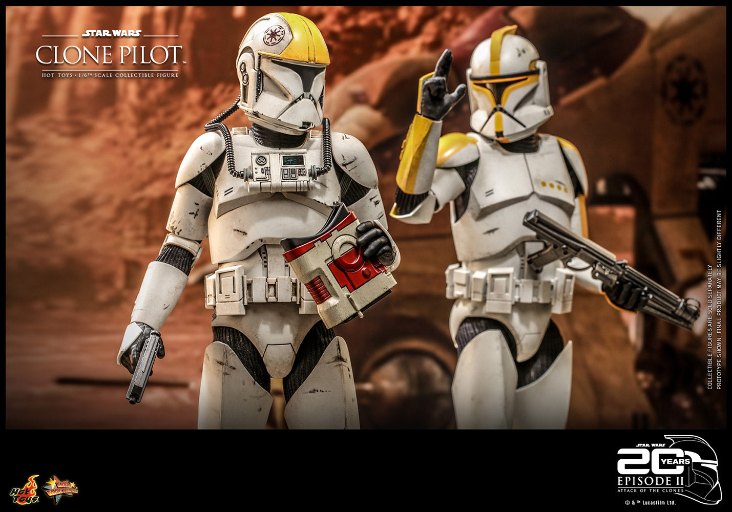 Clone Pilot Sixth Scale Figure by Hot Toys
