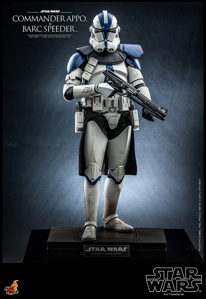 Commander Appo & BARC Speeder Sixth Scale Figure Set by Hot Toys