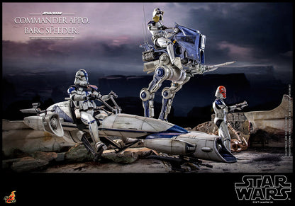 Commander Appo & BARC Speeder Sixth Scale Figure Set by Hot Toys
