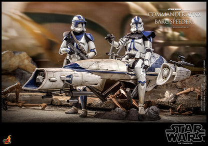 Commander Appo & BARC Speeder Sixth Scale Figure Set by Hot Toys