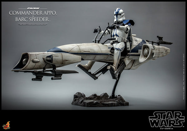 Commander Appo & BARC Speeder Sixth Scale Figure Set by Hot Toys