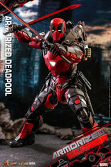 Armorized Deadpool Sixth Scale Figure by Hottoys Masterpiece Series Diecast - Armorized Warrior Collection