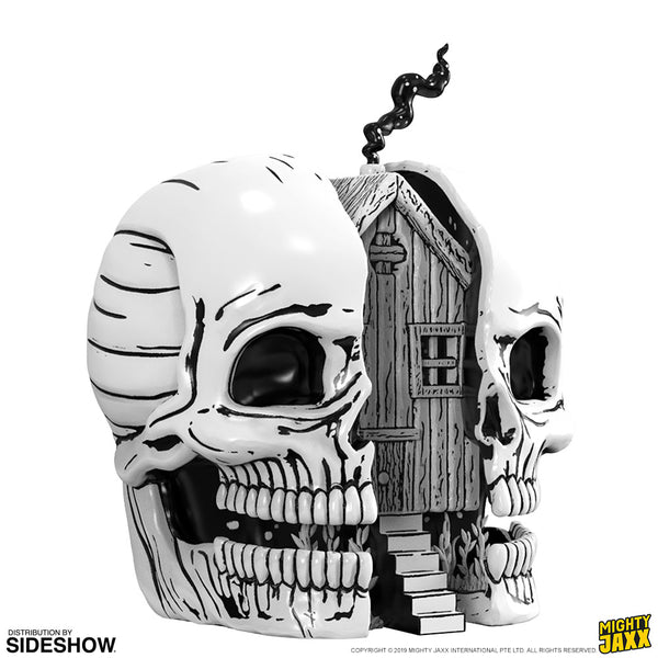 Skull House Polystone Statue by Mighty Jaxx