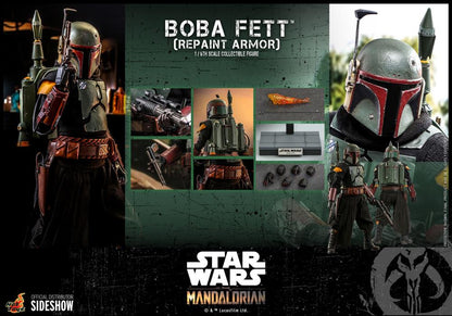 Boba Fett (Repaint Armor) Sixth Scale Figure by Hot Toys The Mandalorian - Television Masterpiece Series