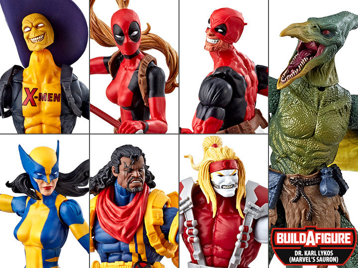 Deadpool Marvel Legends Wave 2 Set of 6 Figures (Sauron BAF)