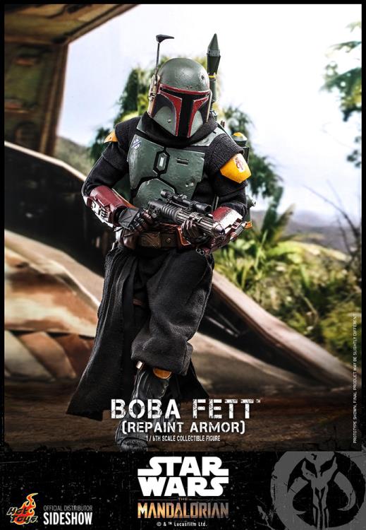 Boba Fett (Repaint Armor) Sixth Scale Figure by Hot Toys The Mandalorian - Television Masterpiece Series