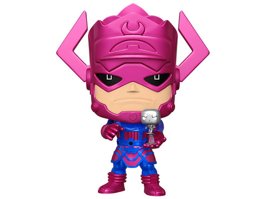 Pop! Marvel: Fantastic Four - 10" Galactus w/ Silver Surfer (Metallic Ver.) PX Previews Exclusive