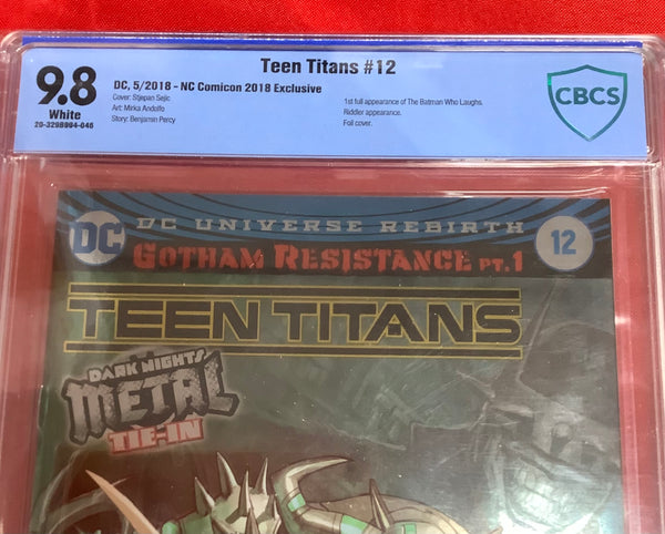 Teen Titans (2016 6th Series) #12CON CBCS 9.8