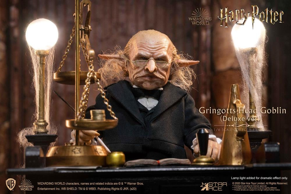 Harry Potter and the Sorcerer's Stone Gringotts Head Goblin (Deluxe Ver.) 1/6 Scale Figure