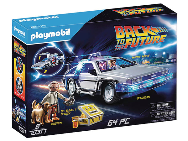 Back to the Future Playmobil DeLorean Time Machine Set