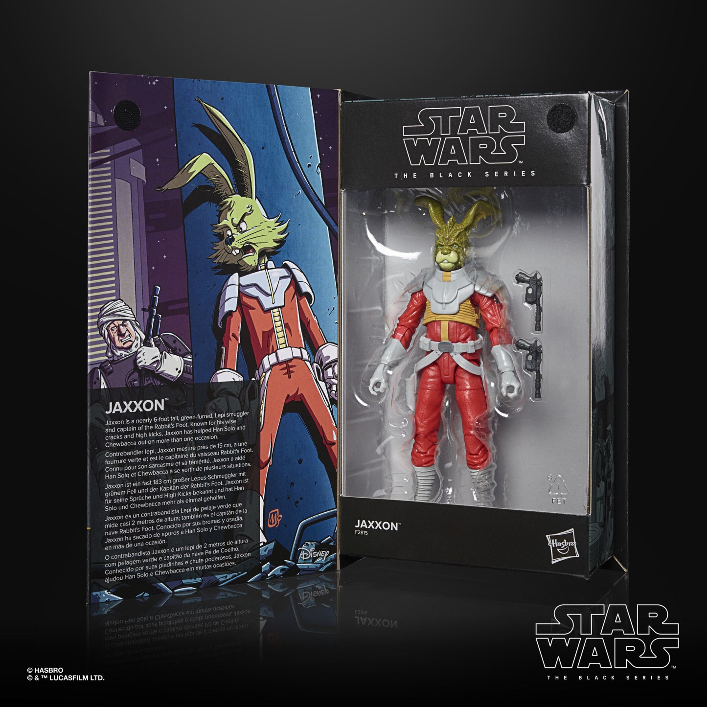 STAR WARS BLACK SER 50TH ANN 6IN JAXXON