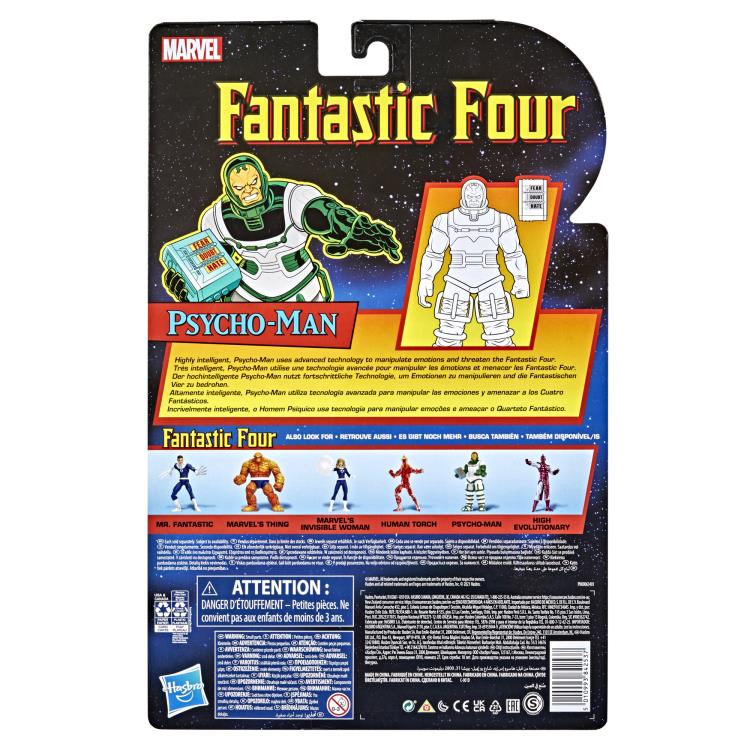Fantastic Four Marvel Legends Vintage Collection Set of 6 Figures