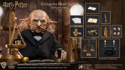 Harry Potter and the Sorcerer's Stone Gringotts Head Goblin (Deluxe Ver.) 1/6 Scale Figure