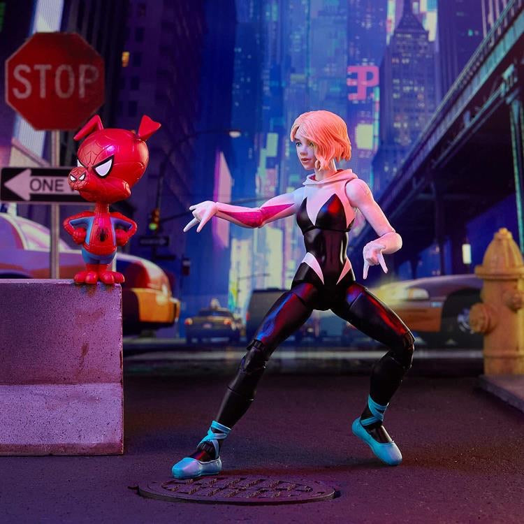 Spider-Man: Into the Spider-Verse Marvel Legends Gwen Stacy (Stilt-Man BAF)