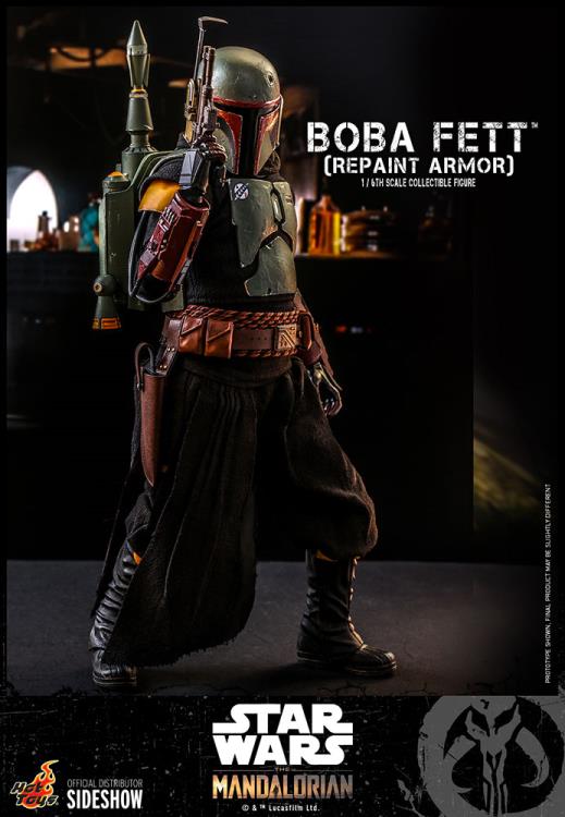 Boba Fett (Repaint Armor) Sixth Scale Figure by Hot Toys The Mandalorian - Television Masterpiece Series