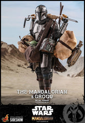 The Mandalorian™ and Grogu™ (Deluxe Version) Sixth Scale Figure Set by Hot Toys Television Masterpiece Series – Star Wars: The Mandalorian™