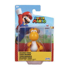 World of Nintendo 2.50" Orange Yoshi Limited Articulation Figure