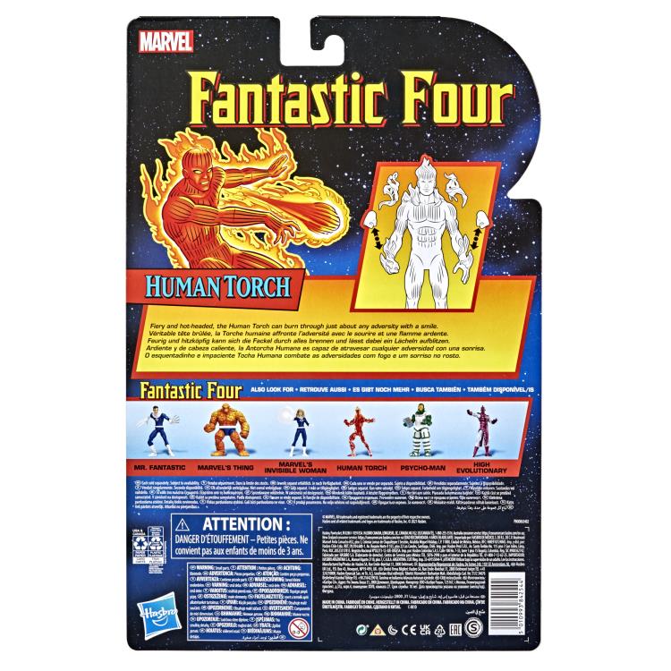 Fantastic Four Marvel Legends Vintage Collection Set of 6 Figures