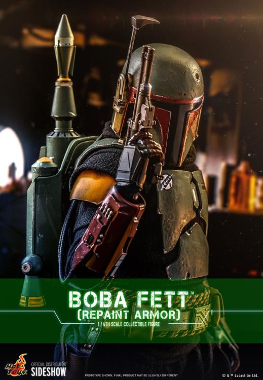Boba Fett (Repaint Armor) Sixth Scale Figure by Hot Toys The Mandalorian - Television Masterpiece Series