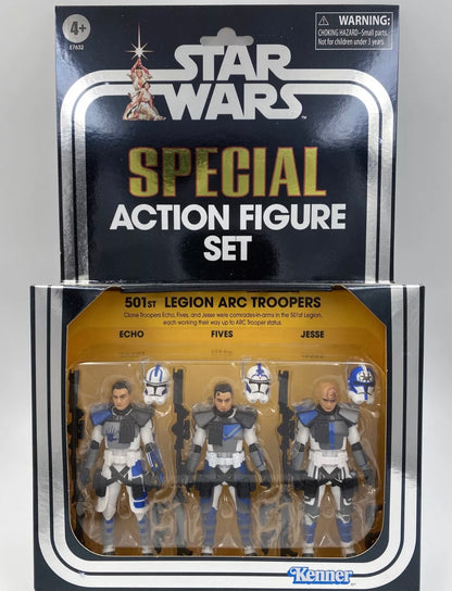 Star Wars Vintage Collection 501st Legion Arc Troopers - 3 Piece SDCC Exclusive