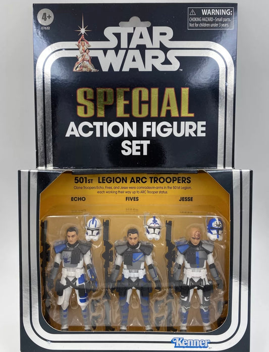 Star Wars Vintage Collection 501st Legion Arc Troopers - 3 Piece SDCC Exclusive
