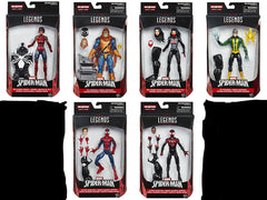 Spider-Man Marvel Legends Wave 4 Case of 6 (Space Venom BAF) Complete
