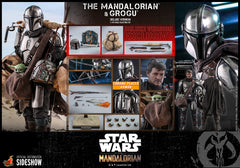 The Mandalorian™ and Grogu™ (Deluxe Version) Sixth Scale Figure Set by Hot Toys Television Masterpiece Series – Star Wars: The Mandalorian™