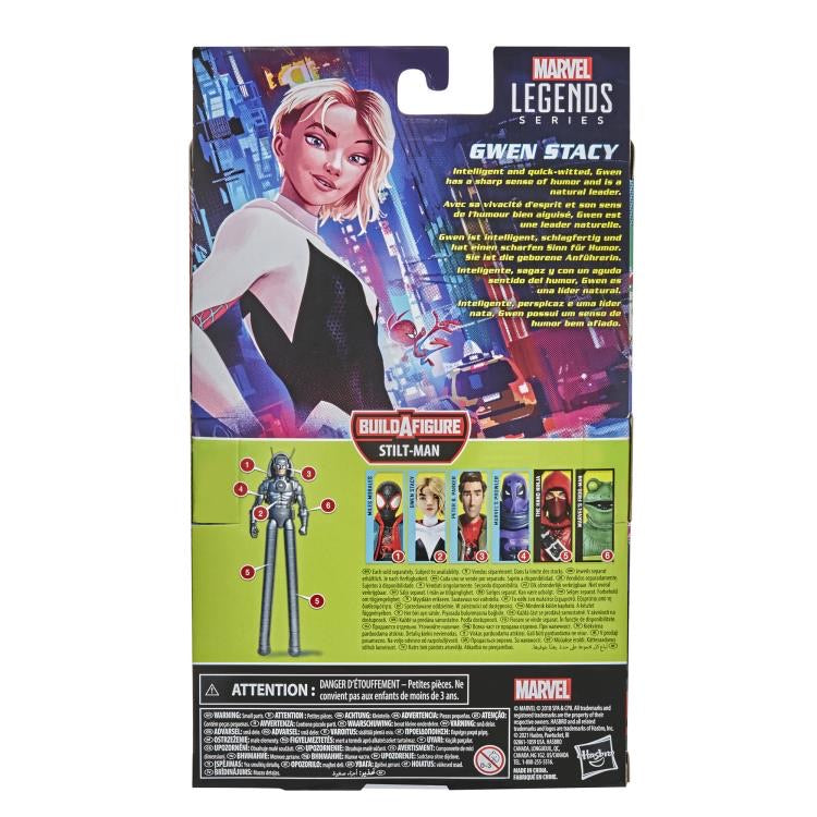 Spider-Man: Into the Spider-Verse Marvel Legends Gwen Stacy (Stilt-Man BAF)