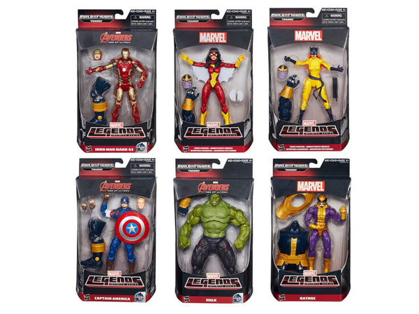 Avengers Marvel Legends Infinite Series Wave 2 Set of 6 Figures (Thanos BAF)