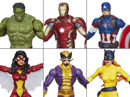 Avengers Marvel Legends Infinite Series Wave 2 Set of 6 Figures (Thanos BAF)