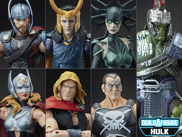 Thor Marvel Legends Wave 1 Set of 6 Figures (Hulk BAF)