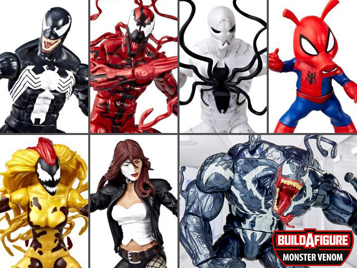 Venom Marvel Legends Wave 1 Set of 6 Figures (Monster Venom BAF)
