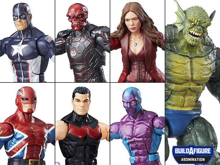 Captain America: Civil War Marvel Legends Wave 3 Set of 6 Figures (Abomination BAF)