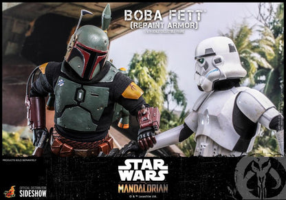 Boba Fett (Repaint Armor) Sixth Scale Figure by Hot Toys The Mandalorian - Television Masterpiece Series