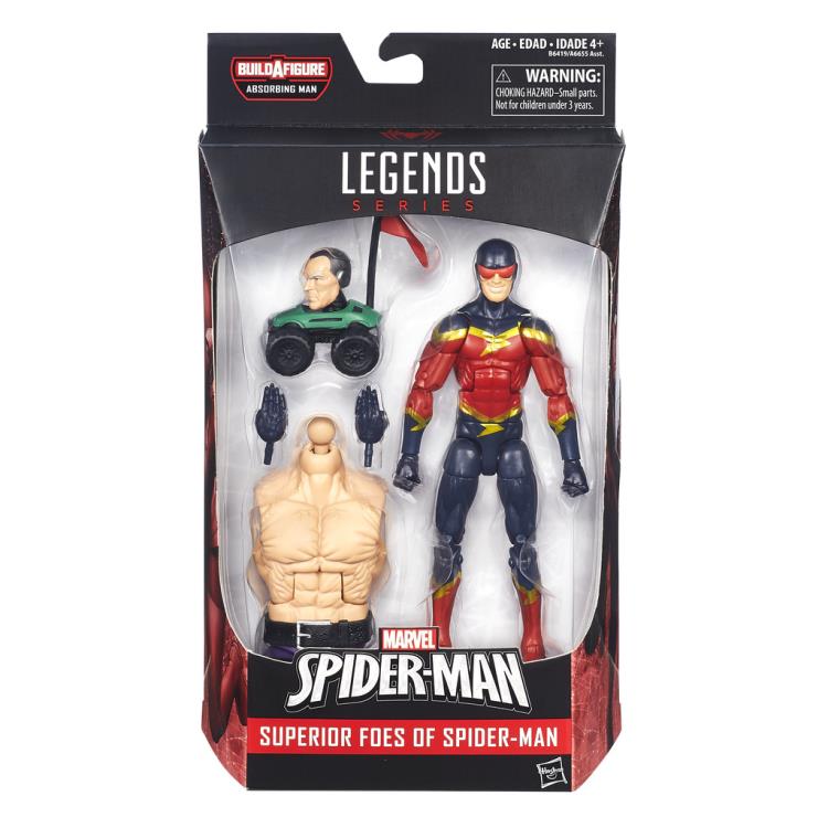Spider-Man Marvel Legends Wave 3 Set of 7 Figures (Absorbing Man BAF)