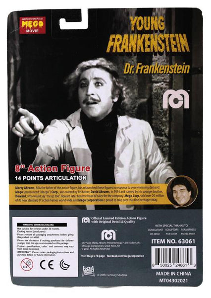 Young Frankenstein Dr. Frankenstein 8" Mego Figure